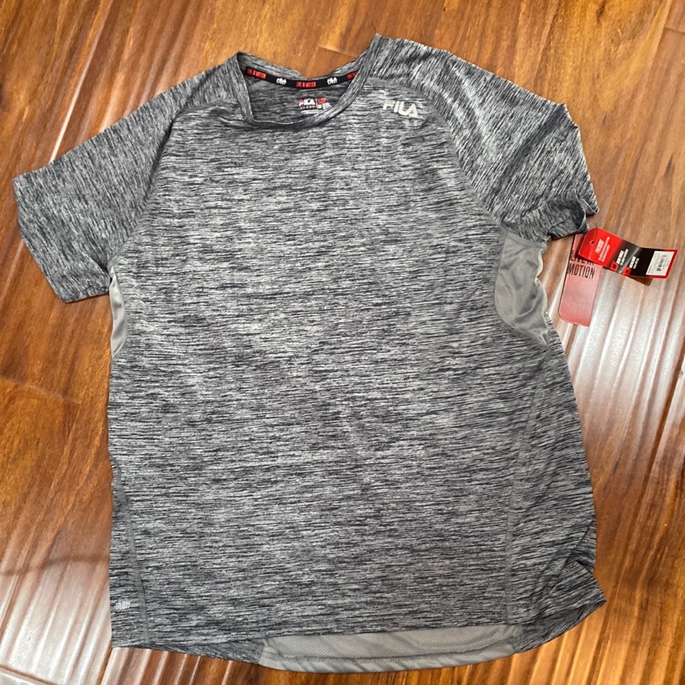 Mens Fila Sport grey athletic t shirt